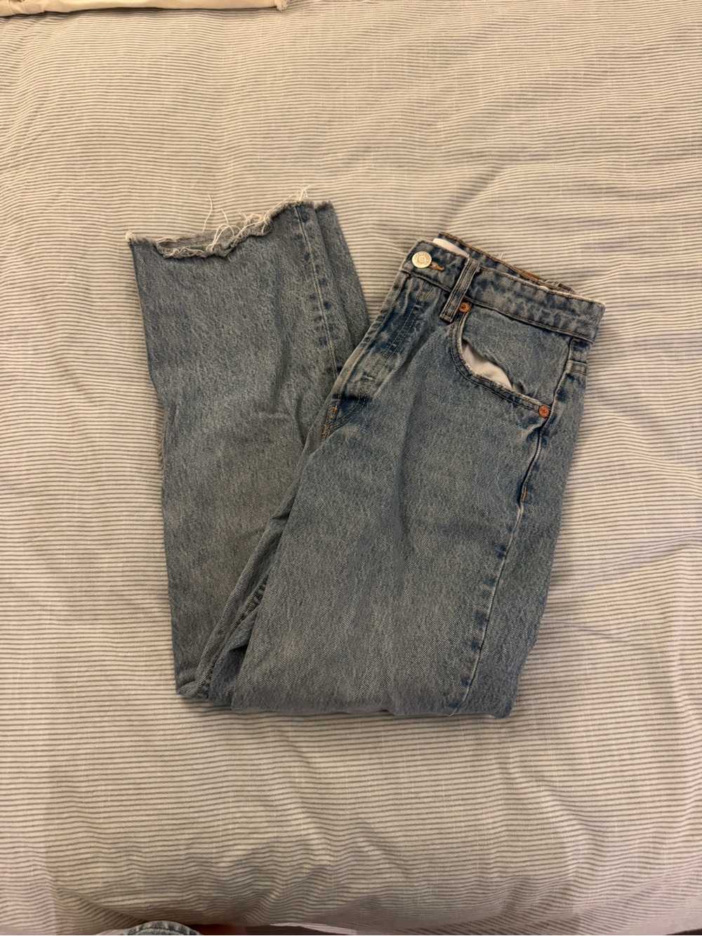 Zara high rise jeans